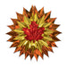 15" Autumn Leaf Fan Burst (3/Pk)