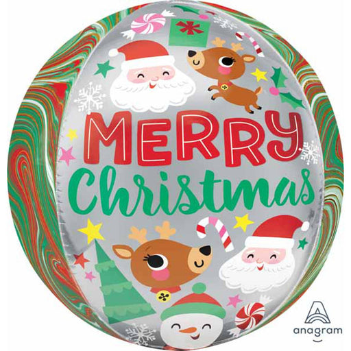 Adorable Xmas Buddie Balloons - 16" Orbz XL G20 Pkg