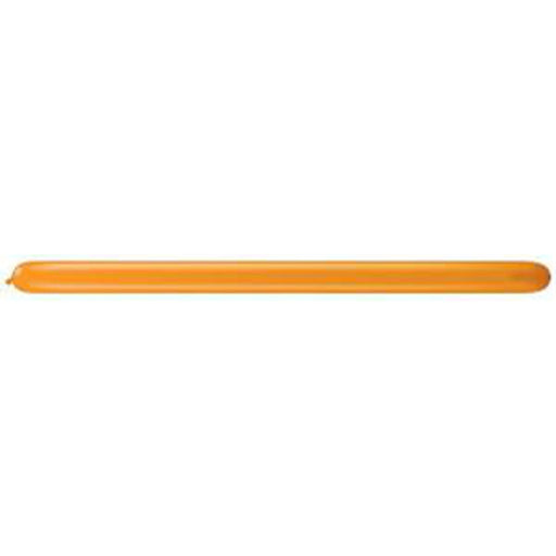 Qualatex Animal Twisty Mandarin Orange 260Q Latex Balloons (100/Pk)