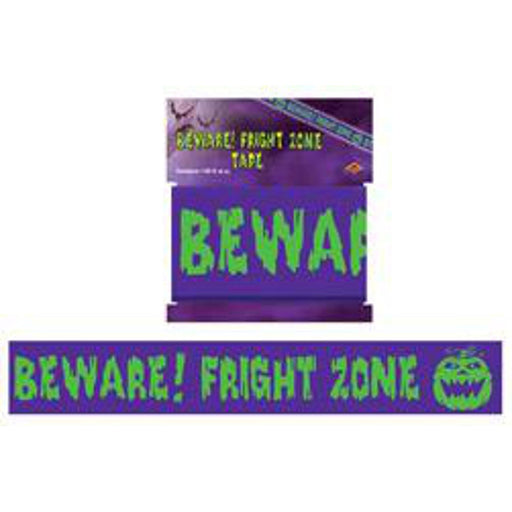 Beware! Fright Zone Party Tape 3" x 20'
