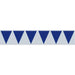 "Blue Triangular Pennant Banner - 10"X12' 1/Pk"