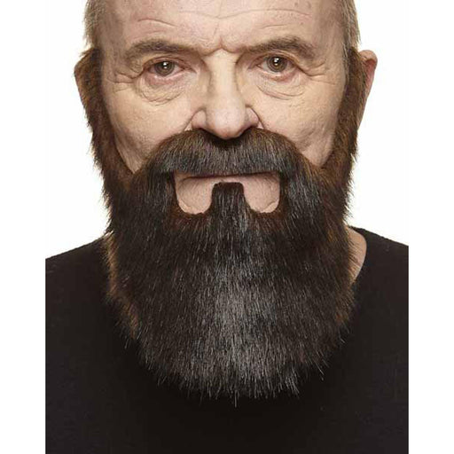 Brown/Red - Moustache & Beard Accessory 