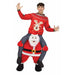 Carry Me Santa Adult Costume