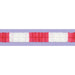 Classic Red And White Leaf Garland - 12 Feet Long