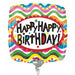 Colorful 9" Happy Birthday Mylar Balloon