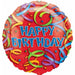 Colorful Birthday Streamers Pack - 20 Pieces 18" Vlp
