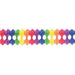 Colorful Retro Fun: 12' Arcade Garland Rainbow 1/Pkg