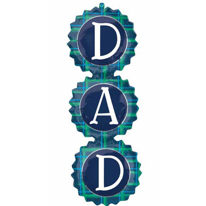 39" Check Dad SuperShape Balloon (3/Pk)