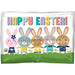 Easter Bunny Balloons - 50 Pack (18 Inches)