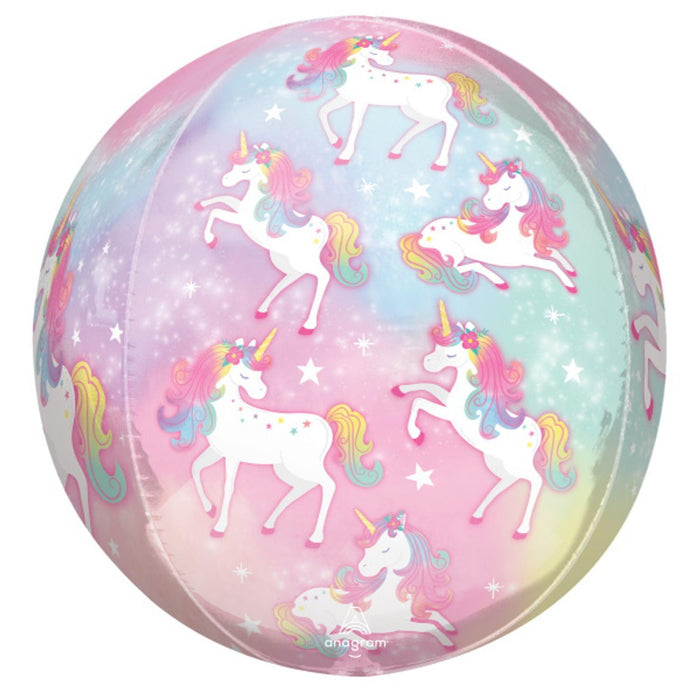 Enchanted Unicorn Orbz Balloon Kit - G20 Size