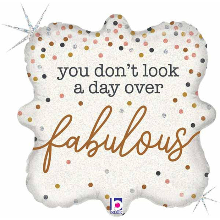 Fabulous Confetti 18" Shape Holo Pkg