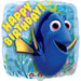 Finding Dory 18" Balloon, Square Banner, & 60 Paper Plate Birthday Party Pack