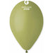 Gemar 12" Olive Green Balloons (50/Bag) #098