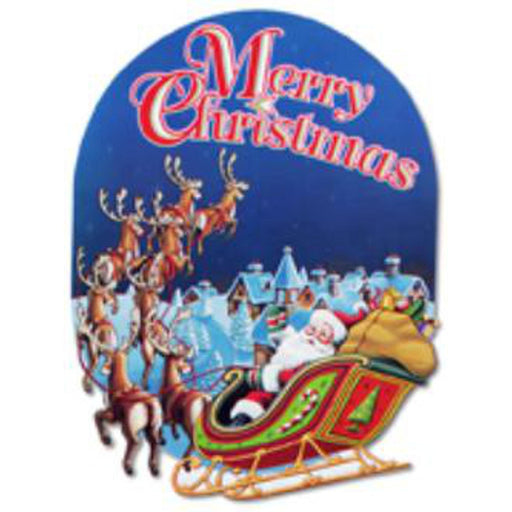 Merry Christmas Sign 61cm x 46cm (3/Pk)