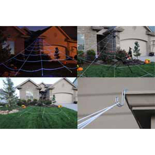 "Get Spooky With The Mega Spider Web!"