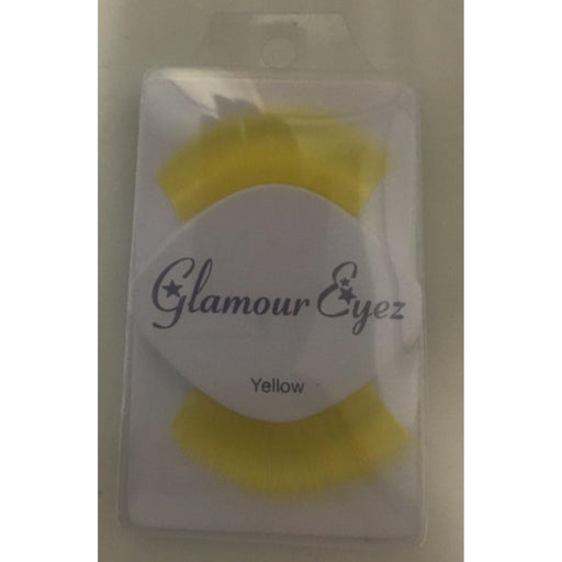 Glamour Eyez Regular Yellow Lashes.