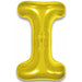 Gold Letter I Balloon - 34" Foil Pkgd