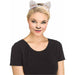 "Grey Jeweled Cat Ears".