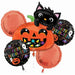 Happy Halloween Night Foil Balloon Bouquet Set