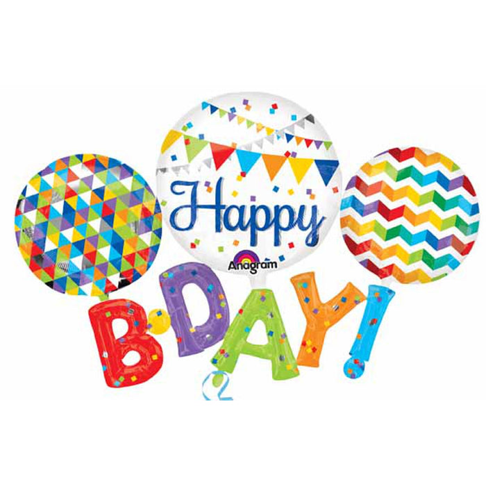 Happy B.Day Party Package 56" Multi P80