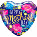 Mother's Day Colorful Peonies 18″ Balloon (5/Pk)