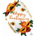 27" Happy Thanksgiving Ruffle Diamond Balloon (3/Pk)