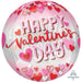 Hvd Heart Orbz Xl Balloon & G20 Package (Pink & Red, 16")