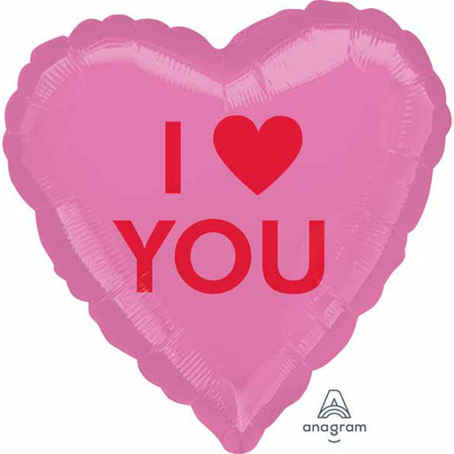 "I Heart U Candy Heart 18" - 40 Pieces Package"