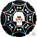 Halloween Iridescent Skull Web Foil Balloon - 18"