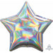 Iridescent Silver Star S40 Pkg - 19"