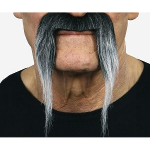 Black & Grey Moustache