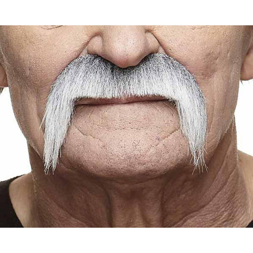 Moustache White/Grey - Costume Accessory