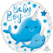 "Narwhal Baby Boy Plush And Blanket Set - 18 Inch Round"