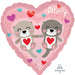 Otterly In Love Balloon - 18" Hrt Hx S40 Pkg