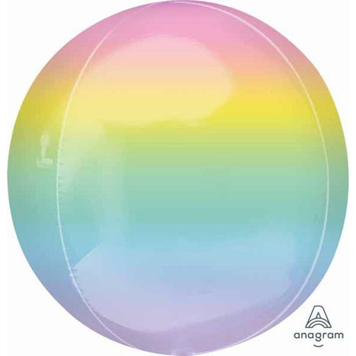 Pastel Ombre Orbz 16" Foil Balloon (3/Pk)