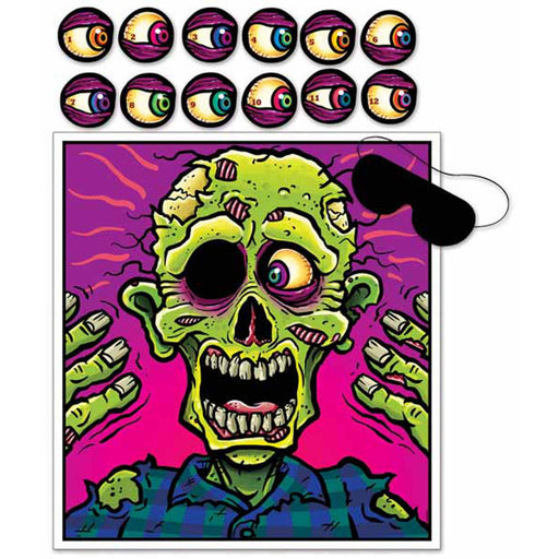 "Pin The Eyeball On The Zombie Game"