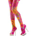 "Pink Flowerpower Tights - One Size"