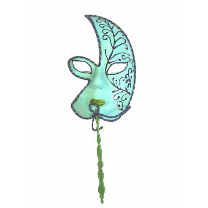 Plastic Face Mask With Stick.