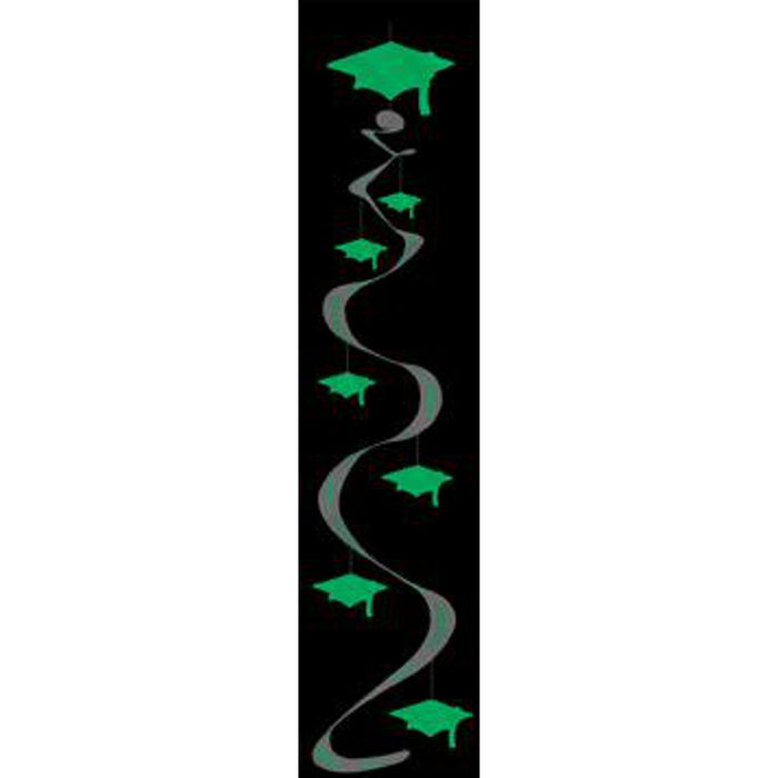 Printed Grad Cap Whirl Cutout Pack Of 3 (30")