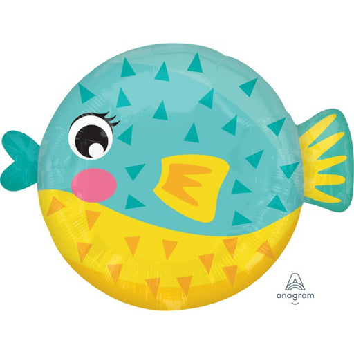 Puffer Fish Jr Shape Xl Inflatable With S50 Air Pump Package (18")
