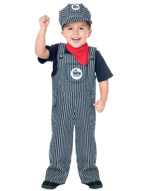 Train Engineer Toddler Costume - Small (24 months/2T) (1/Pk)
