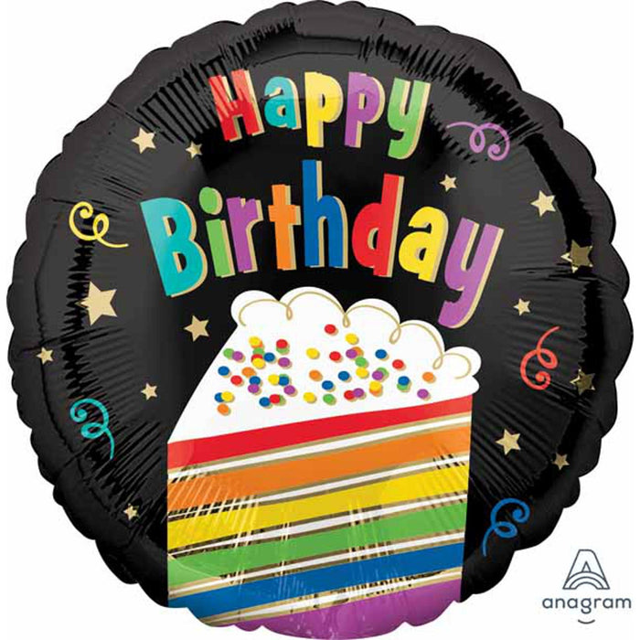 Rainbow Cake 18" Round S40 Package