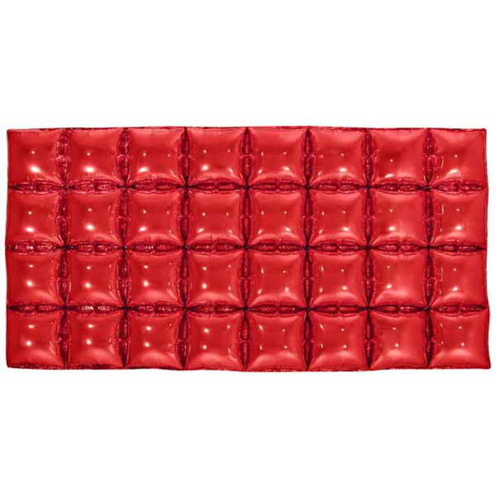 "Red Balloon Backdrop Foil 44X22""
