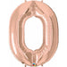 Rose Gold #0 Balloon Package (34") - Qualatex