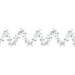 "Silver Star Garland - 25Ft/Pack Gleam N Flex"