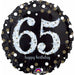 Sparkling Bday 65 18" Holo S55 Flat Balloon