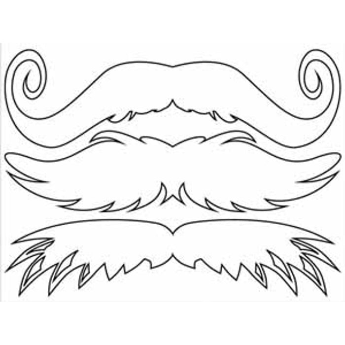 Stachetats Glow-In-The-Dark Mustache For Kids.