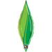 "Taper Green Leaf 13" Mylar Flat Balloon"
