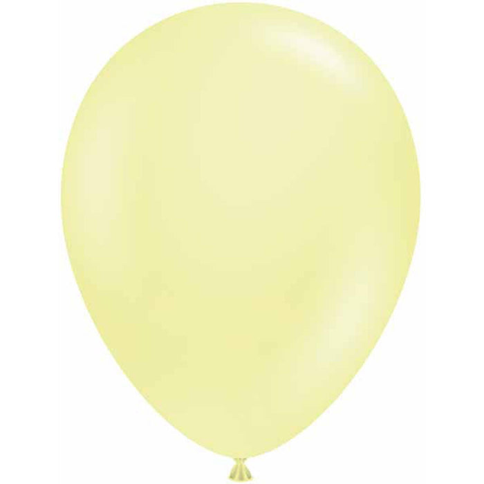 Tuftex 17" Lemonade Yellow Balloons (50/Bag)