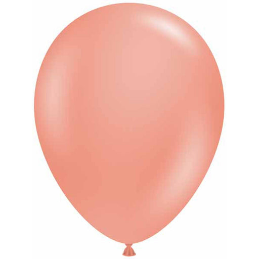 Tuftex Rose Gold Metallic Balloons (5", Pack Of 50)